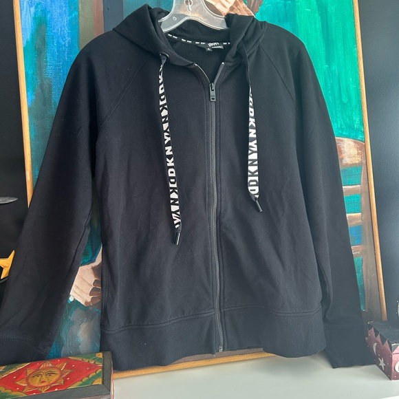 DKNY Sport Black Sport Zip-Up Hoodie - Picture 9 of 10